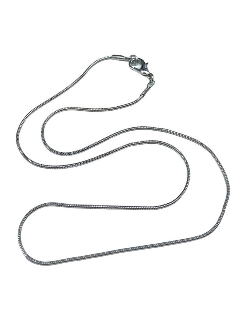 18” Snake Chain Necklace Silver Plated